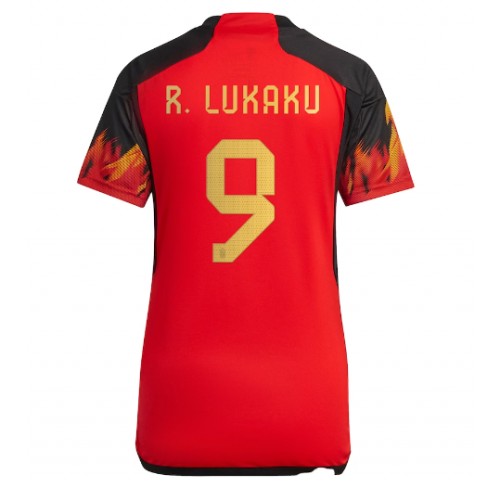 Dres Belgija Romelu Lukaku #9 Domaci za Žensko SP 2022 Kratak Rukav